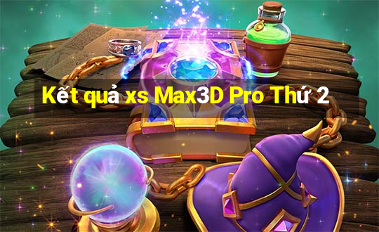 Kết quả xs Max3D Pro Thứ 2