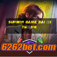 sunwin game bài đổi thưởng