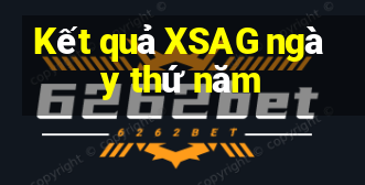 Kết quả XSAG ngày thứ năm