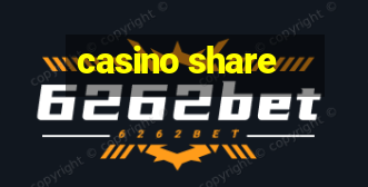 casino share