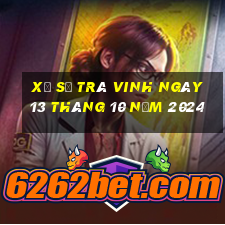 xổ số trà vinh ngày 13 tháng 10 năm 2024