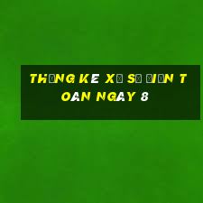 Thống kê xổ Số Điện Toán ngày 8