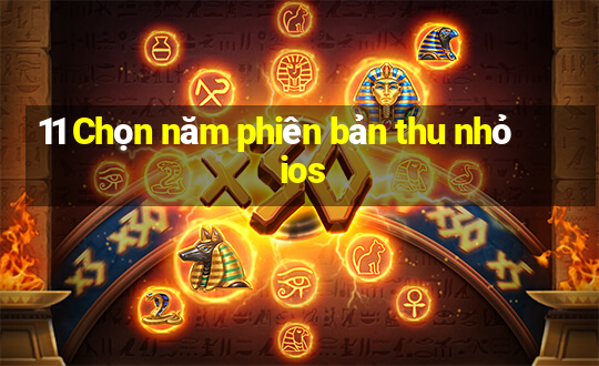 11 Chọn năm phiên bản thu nhỏ ios