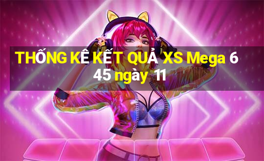 THỐNG KÊ KẾT QUẢ XS Mega 6 45 ngày 11