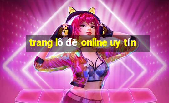 trang lô đề online uy tín