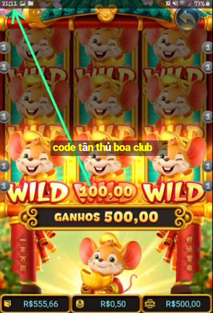 code tân thủ boa club