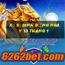 xổ số bình dương ngày 13 tháng 1