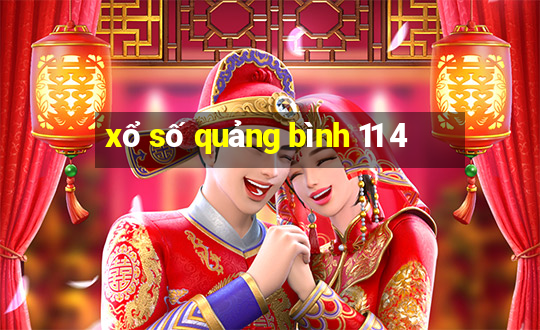 xổ số quảng bình 11 4