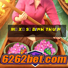 mở xổ số bình thuận