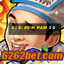 xổ số miền nam 3 6