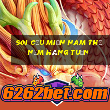 soi cầu miền nam thứ năm hàng tuần