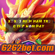 xổ số 3 miền nam trực tiếp hôm nay