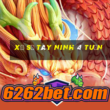 xổ số tây ninh 4 tuần