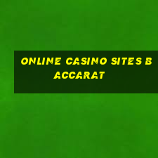 online casino sites baccarat