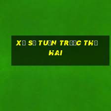 xổ số tuần trước thứ hai