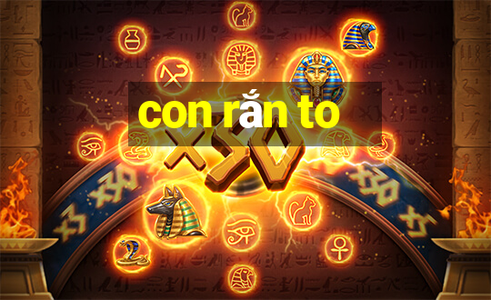 con rắn to