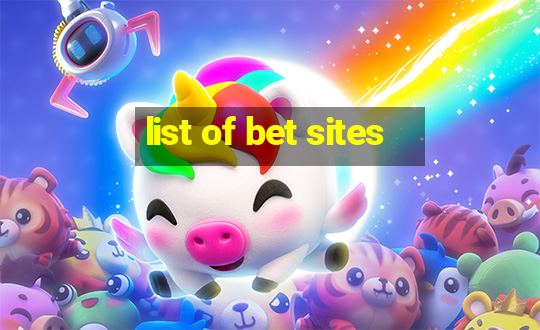 list of bet sites