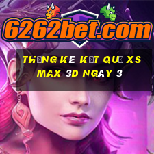 THỐNG KÊ KẾT QUẢ XS Max 3D ngày 3