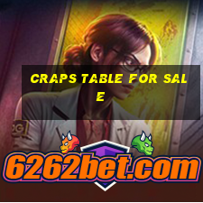 craps table for sale