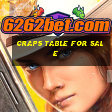 craps table for sale