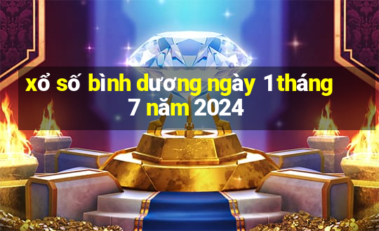 xổ số bình dương ngày 1 tháng 7 năm 2024