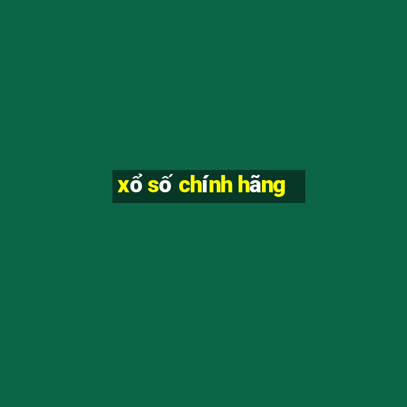 xổ số chính hãng