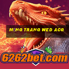 Mạng trang wed acg