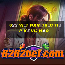 u23 việt nam trực tiếp kênh nào