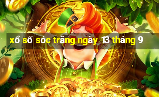 xổ số sóc trăng ngày 13 tháng 9