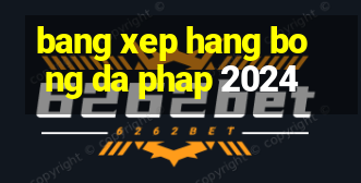 bang xep hang bong da phap 2024