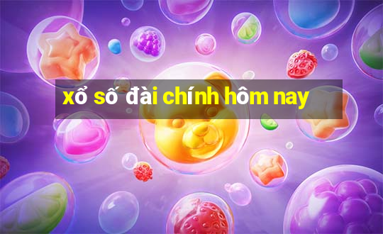 xổ số đài chính hôm nay