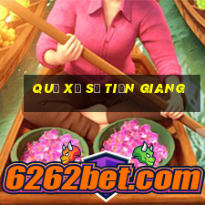 quả xổ số tiền giang