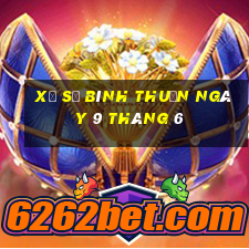 xổ số bình thuận ngày 9 tháng 6