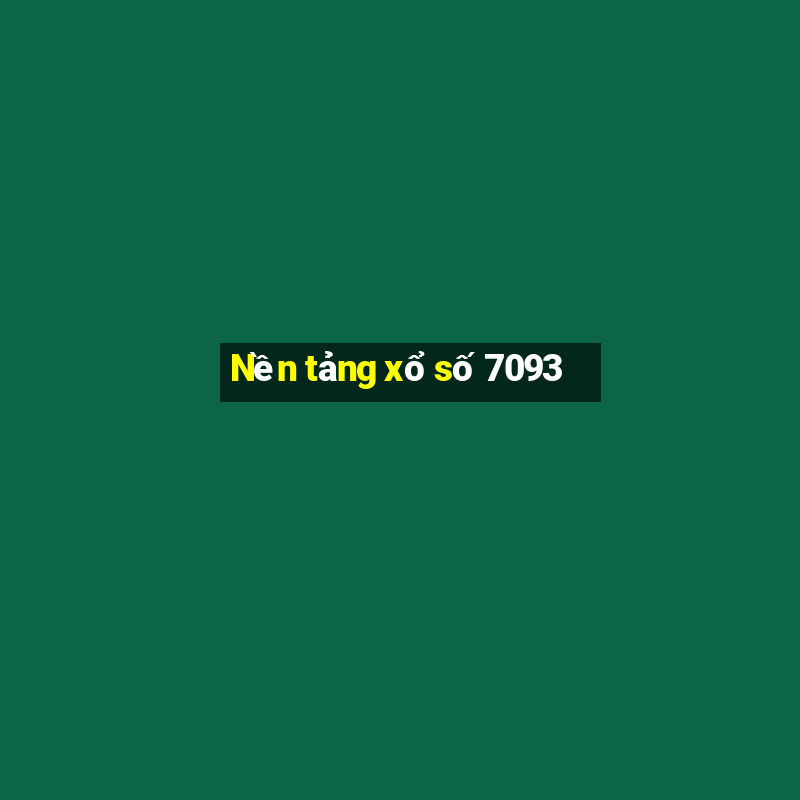 Nền tảng xổ số 7093