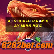 xổ số bạc liêu hôm nay minh ngọc