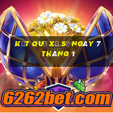 kết quả xổ số ngày 7 tháng 1