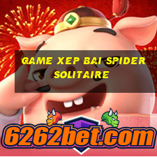 game xep bai spider solitaire