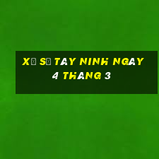 xổ số tây ninh ngày 4 tháng 3