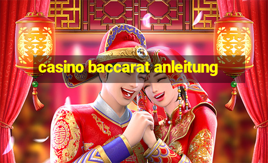 casino baccarat anleitung