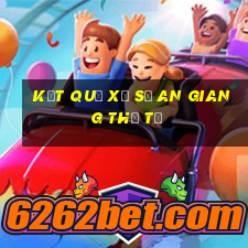 kết quả xổ số an giang thứ tư