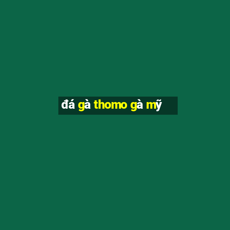 đá gà thomo gà mỹ