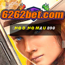 Ứng dụng màu 890