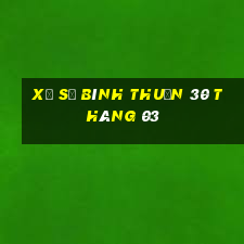 xổ số bình thuận 30 tháng 03