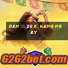 dàn đề 20 số hàng ngày