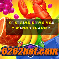 xổ số bình dương ngày mùng 1 tháng 7