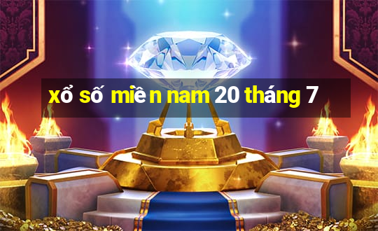 xổ số miền nam 20 tháng 7