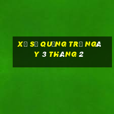 xổ số quảng trị ngày 3 tháng 2