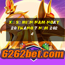 xổ số miền nam ngày 20 tháng 7 năm 2024