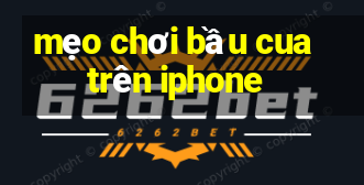 mẹo chơi bầu cua trên iphone