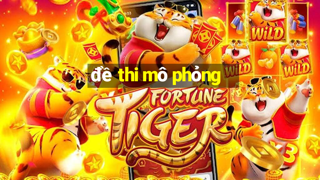 đề thi mô phỏng